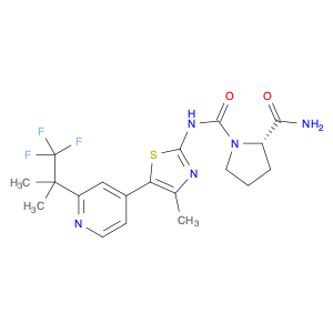 1,2-Pyrrolidinedicarboxamide, N1-[4-methyl-5-[2-(2,2,2-trifluoro-1,1-dimethylethyl)-4-pyridinyl]...