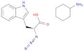 1H-Indole-3-propanoic acid, α-azido-, compd. with cyclohexanamine (1:1), (αS)-