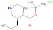 1-Piperazinecarboxylic acid, 2-propyl-, 1,1-dimethylethyl ester, hydrochloride (1:1), (2S)-