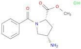 L-Proline, 4-amino-1-benzoyl-, methyl ester, hydrochloride (1:1), (4S)-