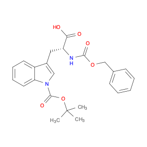 D-Tryptophan, 1-[(1,1-dimethylethoxy)carbonyl]-N-[(phenylmethoxy)carbonyl]-