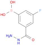 Benzoic acid, 3-borono-5-fluoro-, 1-hydrazide