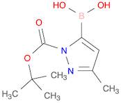 1H-Pyrazole-1-carboxylic acid, 5-borono-3-methyl-, 1-(1,1-dimethylethyl) ester