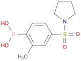 Boronic acid, B-[2-methyl-4-(1-pyrrolidinylsulfonyl)phenyl]-