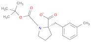 1,2-Pyrrolidinedicarboxylic acid, 2-[(3-methylphenyl)methyl]-, 1-(1,1-dimethylethyl) ester, (2S)-