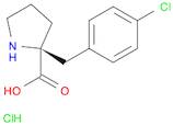 D-Proline, 2-[(4-chlorophenyl)methyl]-, hydrochloride (1:1)