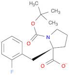 1,2-Pyrrolidinedicarboxylic acid, 2-[(2-fluorophenyl)methyl]-, 1-(1,1-dimethylethyl) ester, (2S)-