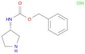 Carbamic acid, N-(3S)-3-pyrrolidinyl-, phenylmethyl ester, hydrochloride (1:1)