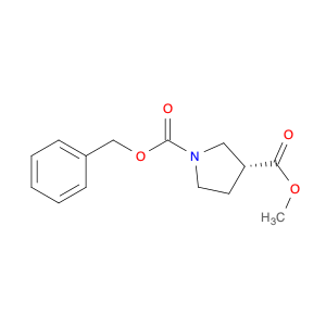 1,3-Pyrrolidinedicarboxylic acid, 3-methyl 1-(phenylmethyl) ester, (3R)-