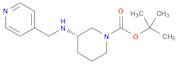 1-Piperidinecarboxylic acid, 3-[(4-pyridinylmethyl)amino]-, 1,1-dimethylethyl ester, (3S)-