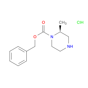 1-Piperazinecarboxylic acid, 2-methyl-, phenylmethyl ester, hydrochloride (1:1), (2S)-