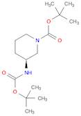 1-Piperidinecarboxylic acid, 3-[[(1,1-dimethylethoxy)carbonyl]amino]-, 1,1-dimethylethyl ester, (3…