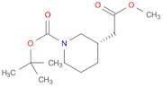 3-Piperidineacetic acid, 1-[(1,1-dimethylethoxy)carbonyl]-, methyl ester, (3S)-