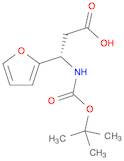 2-Furanpropanoic acid, β-[[(1,1-dimethylethoxy)carbonyl]amino]-, (βS)-