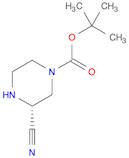 1-Piperazinecarboxylic acid, 3-cyano-, 1,1-dimethylethyl ester, (3R)-