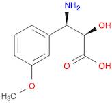 Benzenepropanoic acid, β-amino-α-hydroxy-3-methoxy-, (αR,βR)-rel-