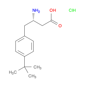 Benzenebutanoic acid, β-amino-4-(1,1-dimethylethyl)-, hydrochloride (1:1), (βS)-