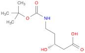 Pentanoic acid, 5-[[(1,1-dimethylethoxy)carbonyl]amino]-3-hydroxy-, (3R)-