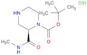 1-Piperazinecarboxylic acid, 2-[(methylamino)carbonyl]-, 1,1-dimethylethyl ester, hydrochloride ...