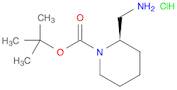 1-Piperidinecarboxylic acid, 2-(aminomethyl)-, 1,1-dimethylethyl ester, hydrochloride (1:1), (2R)-