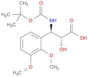 Benzenepropanoic acid, β-[[(1,1-dimethylethoxy)carbonyl]amino]-α-hydroxy-2,3-dimethoxy-, (αR,βR)-r…