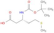 Pentanoic acid, 3-[[(1,1-dimethylethoxy)carbonyl]amino]-5-(methylthio)-, (3S)-