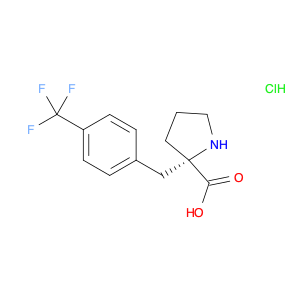 D-Proline, 2-[[4-(trifluoromethyl)phenyl]methyl]-, hydrochloride (1:1)