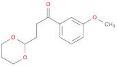 1-Propanone, 3-(1,3-dioxan-2-yl)-1-(3-methoxyphenyl)-