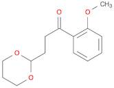 1-Propanone, 3-(1,3-dioxan-2-yl)-1-(2-methoxyphenyl)-