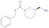 1-Piperidinecarboxylic acid, 3-(aminomethyl)-, phenylmethyl ester, (3R)-