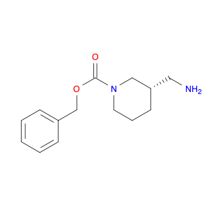 1-Piperidinecarboxylic acid, 3-(aminomethyl)-, phenylmethyl ester, (3S)-