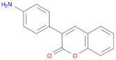 2H-1-Benzopyran-2-one, 3-(4-aminophenyl)-