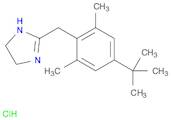 1H-Imidazole, 2-[[4-(1,1-dimethylethyl)-2,6-dimethylphenyl]methyl]-4,5-dihydro-, hydrochloride (...