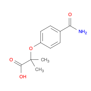 Propanoic acid, 2-[4-(aminocarbonyl)phenoxy]-2-methyl-