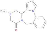 9H,11H-Pyrazino[2,1-c]pyrrolo[1,2-a][1,4]benzodiazepin-11-one, 12,13,14,14a-tetrahydro-13-methyl-