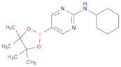 2-Pyrimidinamine, N-cyclohexyl-5-(4,4,5,5-tetramethyl-1,3,2-dioxaborolan-2-yl)-