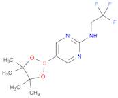 2-Pyrimidinamine, 5-(4,4,5,5-tetramethyl-1,3,2-dioxaborolan-2-yl)-N-(2,2,2-trifluoroethyl)-