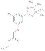 Acetic acid, 2-[3-bromo-5-(4,4,5,5-tetramethyl-1,3,2-dioxaborolan-2-yl)phenoxy]-, ethyl ester