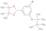 1,3,2-Dioxaborolane, 2-[3-bromo-5-[[(1,1-dimethylethyl)dimethylsilyl]oxy]phenyl]-4,4,5,5-tetrameth…