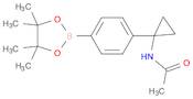 Acetamide, N-[1-[4-(4,4,5,5-tetramethyl-1,3,2-dioxaborolan-2-yl)phenyl]cyclopropyl]-