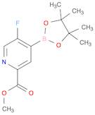 2-Pyridinecarboxylic acid, 5-fluoro-4-(4,4,5,5-tetramethyl-1,3,2-dioxaborolan-2-yl)-, methyl ester