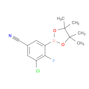 Benzonitrile, 3-chloro-4-fluoro-5-(4,4,5,5-tetramethyl-1,3,2-dioxaborolan-2-yl)-