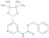 Carbamic acid, N-[5-(4,4,5,5-tetramethyl-1,3,2-dioxaborolan-2-yl)-3-pyridinyl]-, phenylmethyl ester