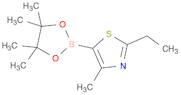 Thiazole, 2-ethyl-4-methyl-5-(4,4,5,5-tetramethyl-1,3,2-dioxaborolan-2-yl)-