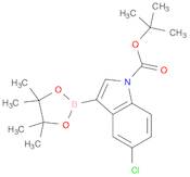 1H-Indole-1-carboxylic acid, 5-chloro-3-(4,4,5,5-tetramethyl-1,3,2-dioxaborolan-2-yl)-, 1,1-dimeth…