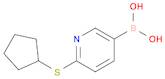 Boronic acid, B-[6-(cyclopentylthio)-3-pyridinyl]-