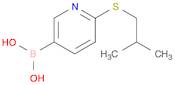 Boronic acid, B-[6-[(2-methylpropyl)thio]-3-pyridinyl]-