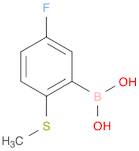 Boronic acid, B-[5-fluoro-2-(methylthio)phenyl]-