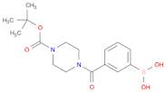 1-Piperazinecarboxylic acid, 4-(3-boronobenzoyl)-, 1-(1,1-dimethylethyl) ester