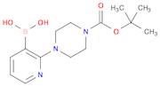 1-Piperazinecarboxylic acid, 4-(3-borono-2-pyridinyl)-, 1-(1,1-dimethylethyl) ester